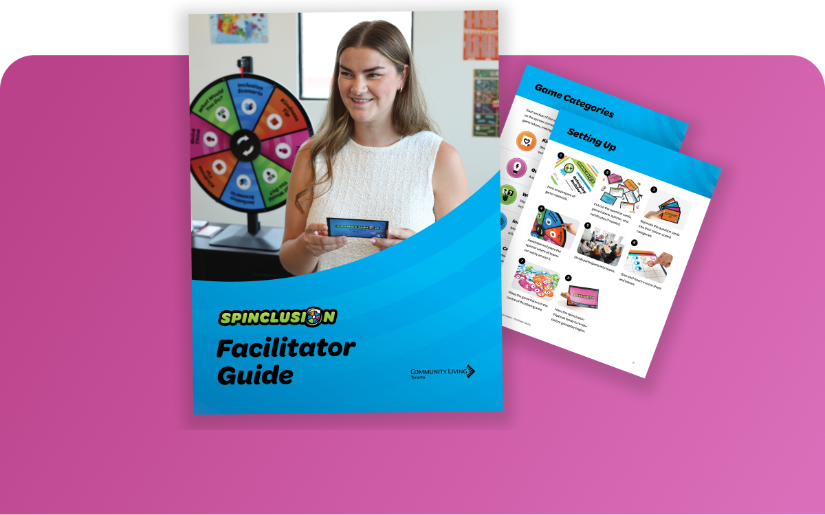Spinclusion facilitator guide and toolkit materials